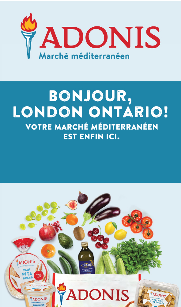 Bonjour London Ontario! Votre marché Méditérranéen est enfin ici. Visitez-nous.