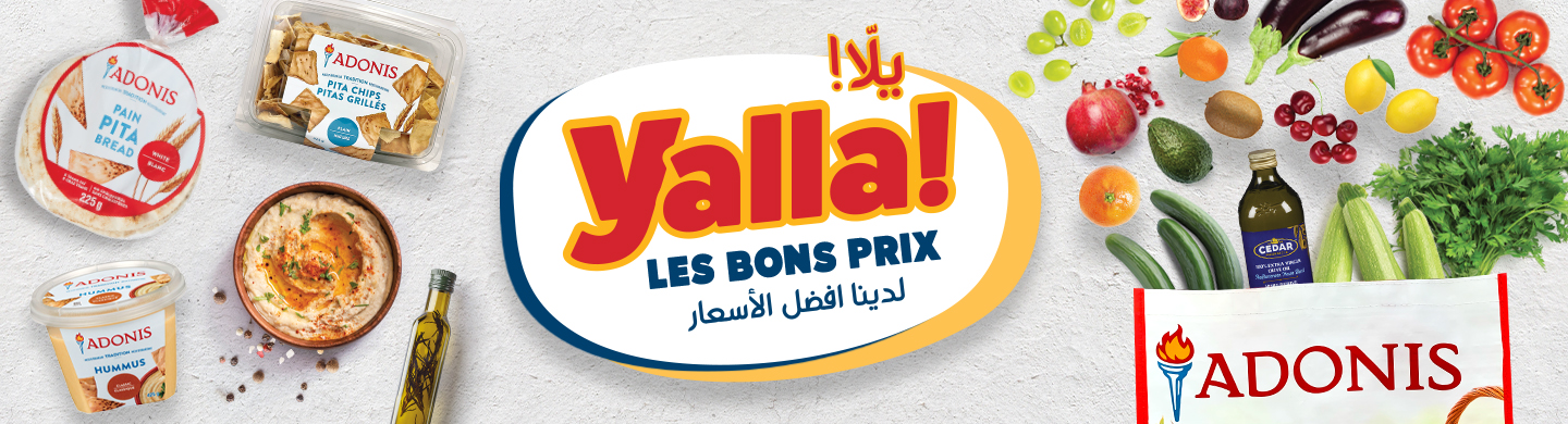 Yalla! Les bons prix
